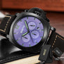 GIMTO Watch Men Luxury Brand Quartz Watch Military Sport Chronograph Watches Genuine Leather Men's Wristwatch Relogio Masculino