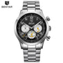 BENYAR Stainless Steel Waterproof Chronograph Watches Quartz Military Men Watch Top Brand Luxury Male Sport Clock reloj hombre