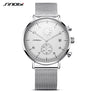 SINOBI New Men Watch Brand Business Watches For Men Ultra Slim Style Wristwatch JAPAN Movement Watch Male Relogio Masculino