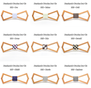 Mahoosive 2017 New Design Handmade Hardwood Mens Wooden Bow Ties Gravatas Corbatas Business Party Ties For Men Wood Ties