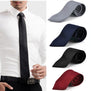 Fashion Gravata Classic Solid Plain Tie Jacquard Woven Men's Silk Suits Bow Ties Necktie