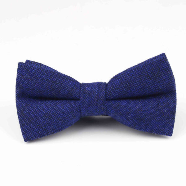 Mens Formal Wear Thick Business Bowtie Butterfly Men Dick Solid Color Wool Cravat Unisex England Style Bow Tie