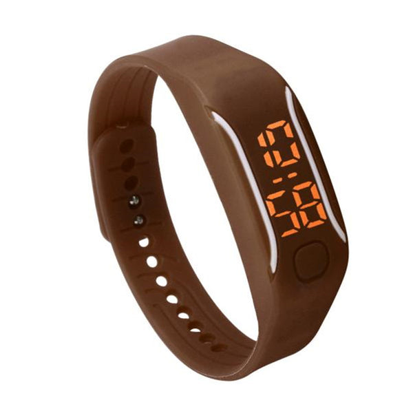 wo weinie 2016 New Arrival Fashion LED Sports Running Watch Date Rubber Bracelet Digital Wrist Watch Sports Watch Womens Mens