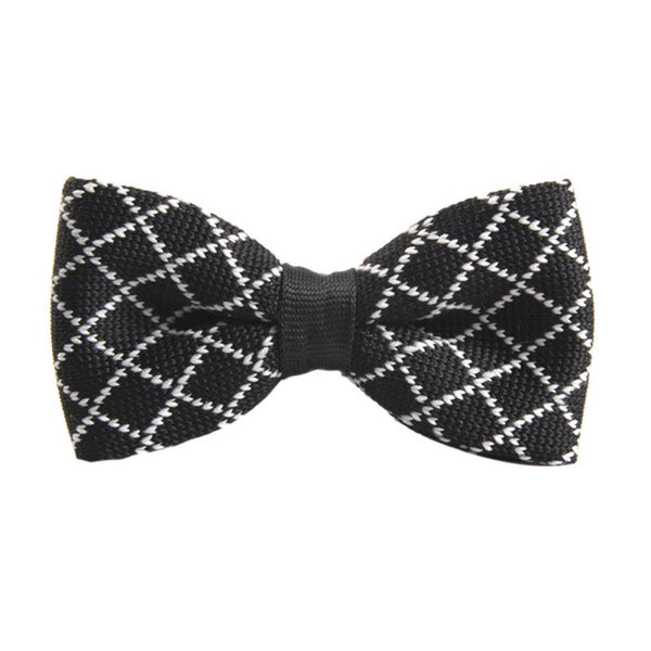 New Arrival Men's Bowtie Striped Bowtie Knit Tie Knitted Pre Tied Bow Tie Woven Bowtie Tie 20 Styles