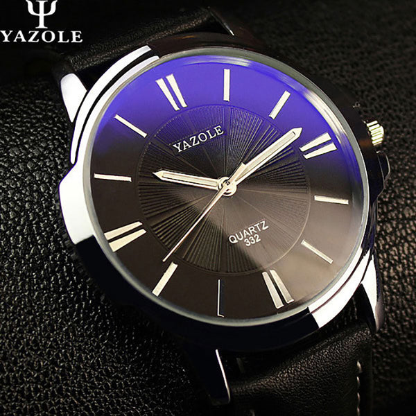 YAZOLE Quartz Watch Men Top Brand Luxury Famous 2017 Wristwatch Male Clock Wrist Watch Business Quartz-watch Relogio Masculino