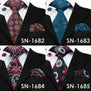 SN-1518 New Arriving Ties Men Fashion 2017 Hi-Tie Design Royal Blue Neck Tie Pocket Square Cufflinks Set for Mens Business Party