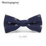 Mantieqingway Novelty Men's Polyester Silk Bow Tie Skull Bowtie for Tuxedo Banquet New Design Bowknot Ties for Wedding Groom