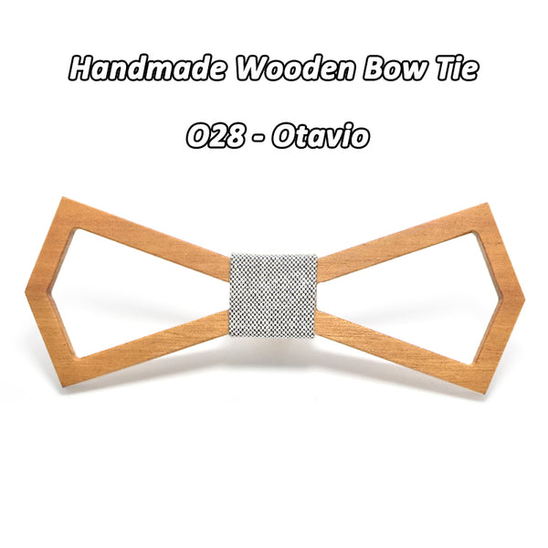 Mahoosive 2017 New Design Handmade Hardwood Mens Wooden Bow Ties Gravatas Corbatas Business Party Ties For Men Wood Ties