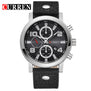 CURREN Mens Watches Top Brand Luxury Leather Casual Quartz Watch Men Military Sport Clock Wrist Watch For Men Relogio Masculino