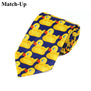 2016 new the same paragraph drama small yellow duck tie men's formal wear tie tide Fun 7