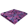 Q15 Extra long size Paisley Blue Pink Mens Necktie Ties 100% Silk Jacquard Woven Brand New Fashion