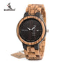 BOBO BIRD New Designer Auto Date Wood Band Watches Men Handmade Quartz Wrist Wristwatches relogio masculino C-O26 DROP SHIPPING