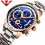 NIBOSI Men Watches Luxury Top Brand Men gold Watch Relogio Masculino Military Army Analog Quartz Wristwatch black white blue