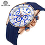 2018 OCHSTIN Business Quartz Watch Top Brand Luxury Silicone Men Watch Waterproof Men Wrist Watch Male Clock Relogio Masculino