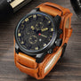 CURREN Top Brand Luxury Quartz Watches Men's Sports Quartz-Watch Leather Strap Military Male Clock Fashion New Gift Relogio