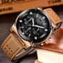 LIGE Watch Men Sport Quartz Fashion Leather Clock Mens Watches Top Brand Luxury Waterproof Business Watch Man Relogio Masculino