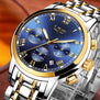 relogio masculino LIGE Men's Watches Top Brand Luxury Fashion Business Quartz Watch Men Sport Full Steel Waterproof Wristwatch