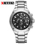 Curren Watches Brand Luxury Business Watches For Mens Stainless Steel Clock Analog Quartz Watch Men Waterproof Sport Wristwatch
