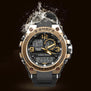 SMAEL Luxuly Men's Wrist Watch Gold Digital Watch Man Waterproof 50m LED Clock Man 1603 Digital Watch Man Sport Watch Shock