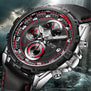 LIGE Watch Men Stopwatch Chronograph Waterproof Clock Mens Watches Top Brand Luxury Casual Sport Quartz Watch Relogio Masculino