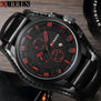 Relogio Masculino Mens Watches Top Brand Luxury Leather Strap Waterproof Sport Men Quartz Watch Military Male Clock Curren 8225