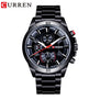 CURREN 2018 Hour Male Luminous Hands Men Waterproof Mens Sport Watch Top Brand Luxury Stainless Steel Male Clock Military Casual