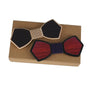 Mantieqingway Mens Pattern Wood Butterfly Shape Bow Ties for Wedding Suits Wooden Bow Tie Mens Novelty Bow Tie Bowknots Cravat
