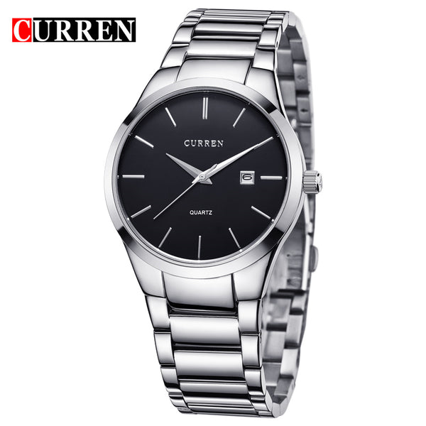 relogio masculino CURREN Luxury Brand Analog sports Wristwatch Display Date Men's Quartz Watch Business Watch Men Watch 8106