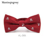 Mantieqingway Novelty Men's Polyester Silk Bow Tie Skull Bowtie for Tuxedo Banquet New Design Bowknot Ties for Wedding Groom