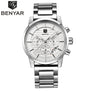 Reloj Hombre 2017 BENYAR Fashion Chronograph Sport Mens Watches Top Brand Luxury Military Quartz Watch Clock Relogio Masculino