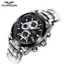 GUANQIN Watch Men 2018 Chronograph Luxury Watches Top Brand Mens Wristwatches Quartz Stainless Steel Watch relogio masculino