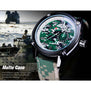 CURREN Army Fashion Military Design Green Nylon Band Waterproof Luminous Hands Mens Watch Top Brand Luxury Quartz Sport Watches