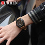 HOT NEW FASHION QUARTZ HOUR DIAL CLOCK LEATHER STRAP CURREN WATCHES BUSSINESS MEN'S SPORT MILITARY STYLE WATER WRIST WATCH 8139