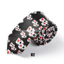 New 2inch wide 7 Fashion "Playing Cards / Poker White"Pattern Party ties Polyester Woven Classic Men`s Neck Ties-Free Shipping