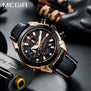 MEGIR Creative Quartz Men Watch Leather Chronograph Army Military Sport Watches Clock Men Relogio Masculino Reloj Hombre 2065