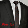 A37 Brown Blue Red Polka Dots Men's Ties Necktie Silk Fashion Novelty Dress for male Classic Brand New extra long size Hankies
