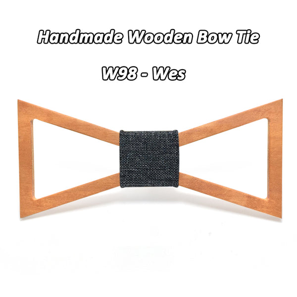 Mahoosive Brand Christmas Gift Fashion Handmade Wood Bow ties Bowtie Butterfly Gravata Ties For Men Geometric Wooden bow tie