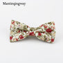 Mantieqingway Men's Cotton Floral Bowtie Brand Popular Apparel Neckwear Casual Mens Business Bow Ties for Men Wedding 6cm Cravat