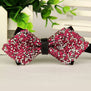 Hand made mens bowtie Silver crystal and gem bow tie 2016 new arrival gentlemen fashion casual gravata borboleta masculina lot