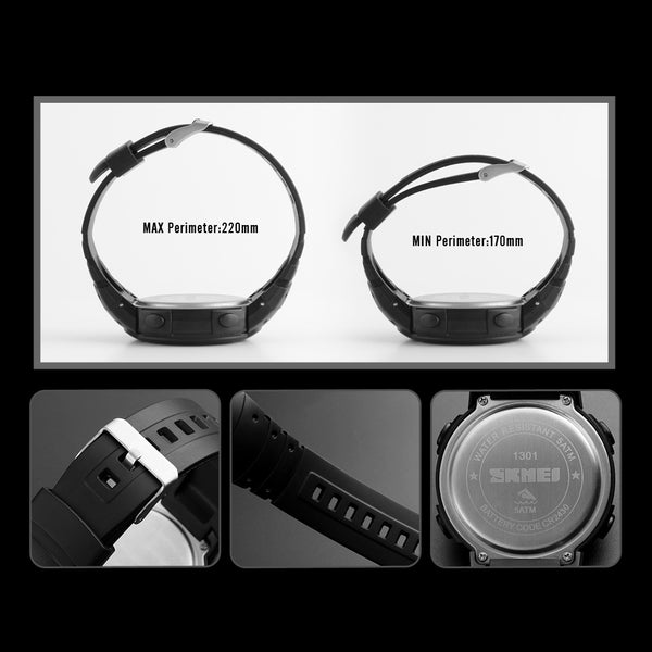 SKMEI Smart Watch for iPhone Android IOS Sports Watch Waterproof Bluetooth Smartwatch Wristwatch Clocks and Watches Men Zegarek