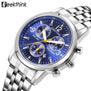 GEEKTHINK 2018 New Men's Watches Fashion Classic Clock Male Stainless steel Relogio Masculino Top Luxury Brand Wristwatch Male