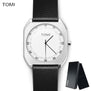 TOMI Brand New Fashion luxury Elegant woman Watches Simple Ultra Thin dial Casual Male Quartz Clock Man Watch Wristwatch Gift