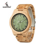 BOBO BIRD V-B22 Original Bamboo Men's Wristwatch Classic Folding Clasp Quartz Movement Wrist Watch erkek kol saati