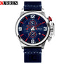 CURREN 8278 Sport Watch Top Brand Luxury Date Leather Band Chronograph Quartz Wrist Watches Relogio