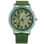 Creative Natural Wood Watch Colorful Bamboo Wooden Wristwatch Women Sports Clock Handmade Female Dress Watch Reloj de madera