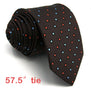 A37 Brown Blue Red Polka Dots Men's Ties Necktie Silk Fashion Novelty Dress for male Classic Brand New extra long size Hankies