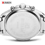 CURREN Watches Mens Quartz Fashion Casual Watch Stainless Full Steel Strap Waterproof 3ATM Wristwatch 8020 Relogio Masculino