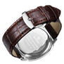 2016 Hot!Casual SKONE Genuine Men & Women Brand Wristwatches Special design Military Leather Sports Watch Relogio Masculino
