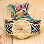 Vintage Women Ethnic Handmade Braided Quartz Watch Knitted Dreamcatcher Wristwatch Gifts @17 TT@88