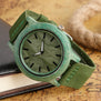 Creative Natural Wood Watch Colorful Bamboo Wooden Wristwatch Women Sports Clock Handmade Female Dress Watch Reloj de madera
